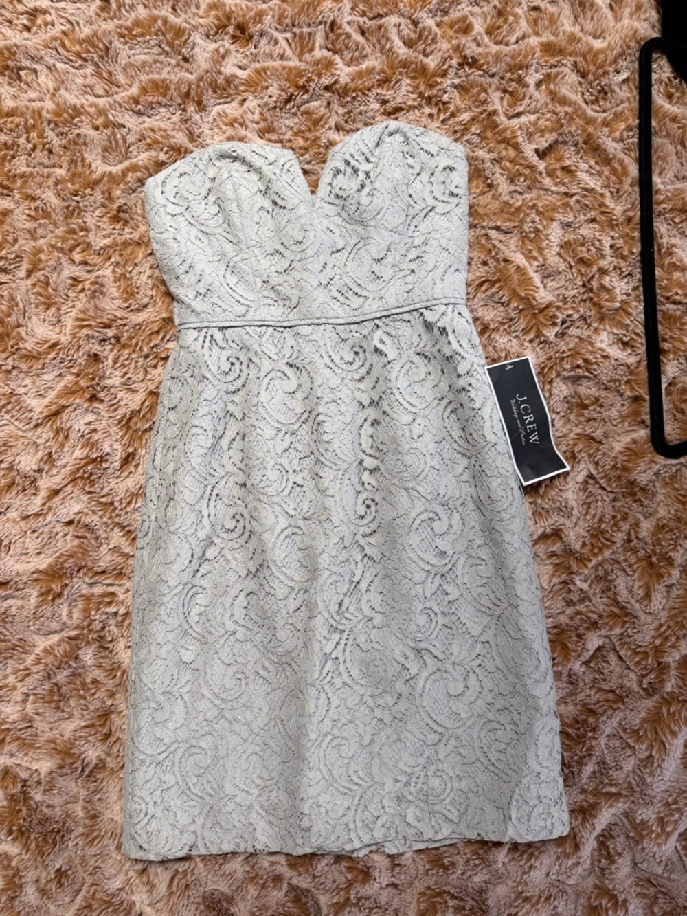 J. Crew Light Gray Satin-Lined Dress (Pale Gray)